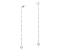 Dangling Chain Silver Earring STC-2218